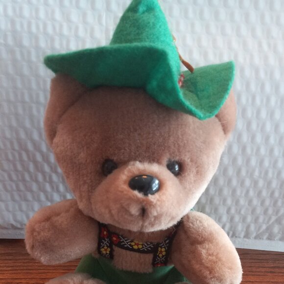 ES  German Bavarian Teddy Bear Plush Stuffed Animal Vintage - Picture 1 of 11